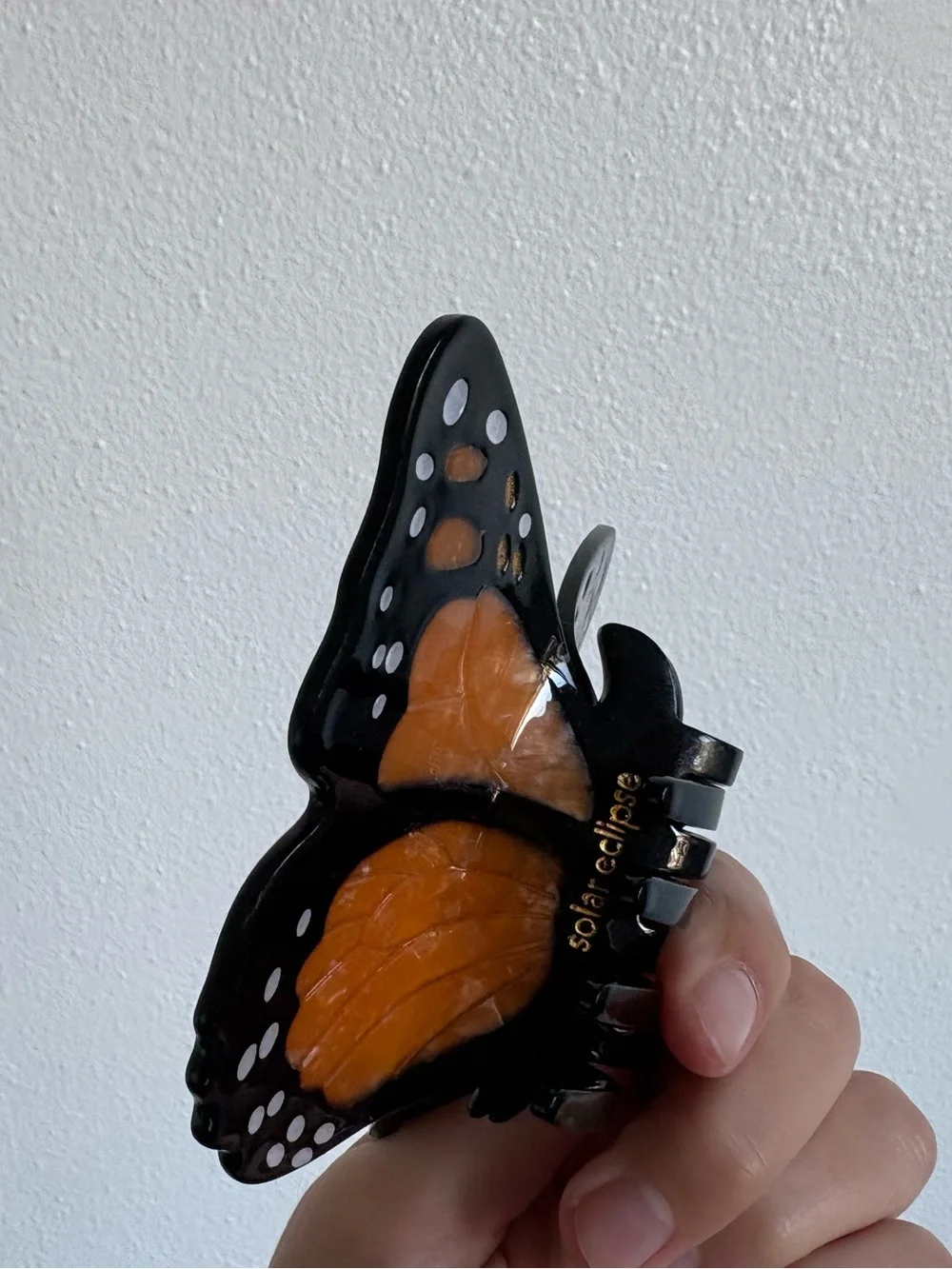 Urban Outfitters Solar Eclipse Fall Monarch Butterfly Claw Hair Clip